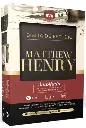 RVR Biblia de Estudio Matthew Henry, (Leathersoft Con Índice Negra / Dorada)