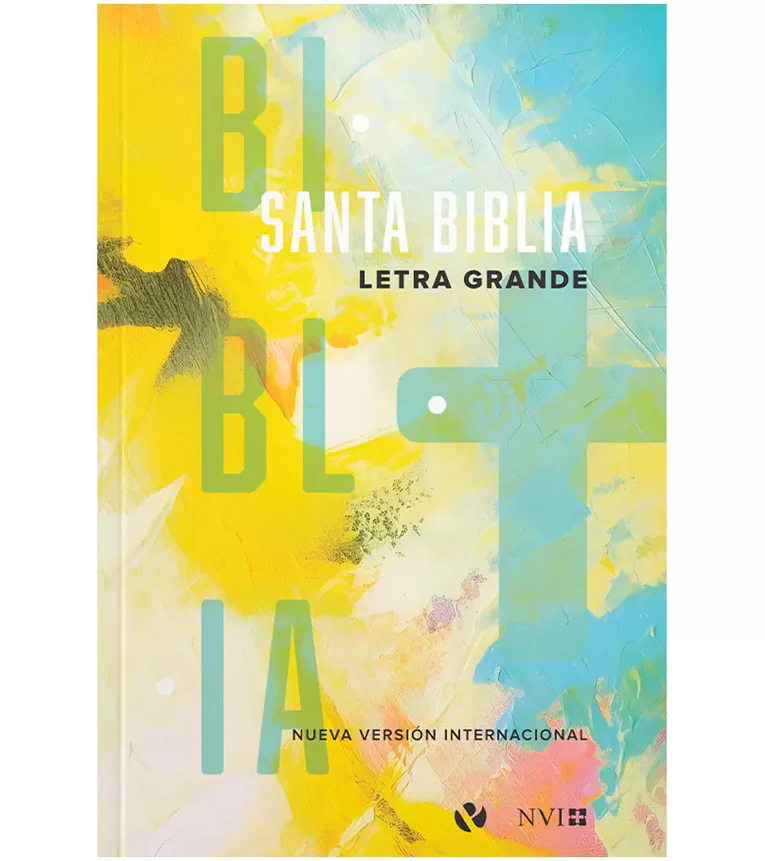 Santa Biblia NVI Letra Grande - Tapa Rustica Multicolor