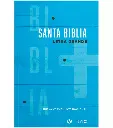 Santa Biblia NVI Letra Grande - Tapa Rustica Azul