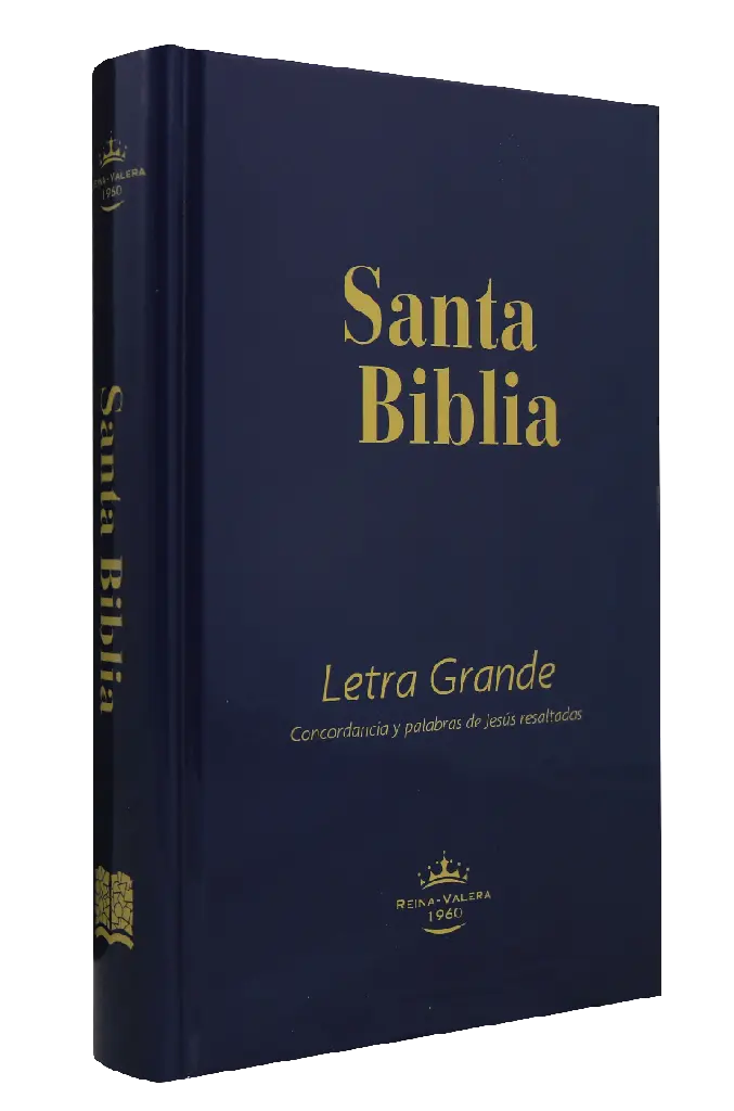 Biblia Reina Valera 1960 Mediana Letra Grande Tapa Dura Azul [RVR063cPJR]