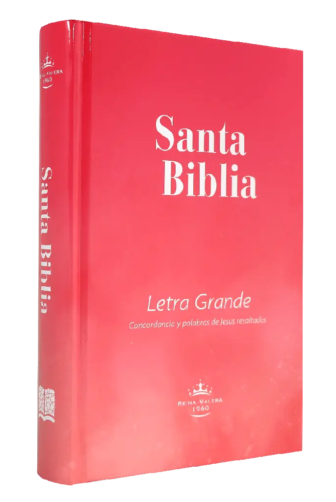 Biblia Reina Valera 1960 Mediana Letra Grande Tapa Dura Rosa [RVR063cPJR]