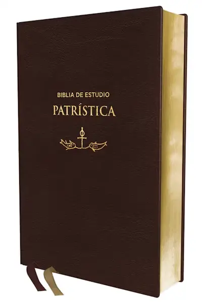 Biblia de Estudio Patrística (Leathersoft Marrón / Sin índice)
