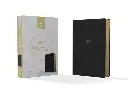 RVR 1960 Biblia temática de estudio, negro piel genuina