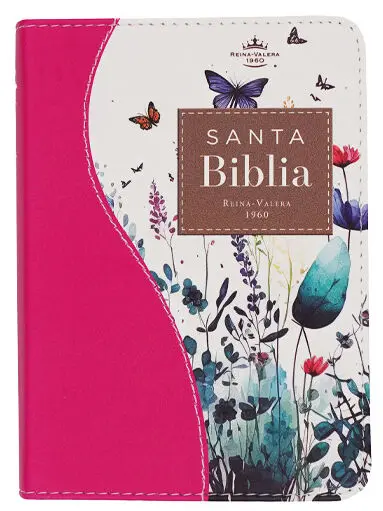 RVR60 Biblia Bitono Jardín Mariposas Tamaño Bolsillo