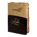 Biblia Reina Valera 1960 de bolsillo Imitación piel Café con Águila. Cierre e índice. Colección Expresión.