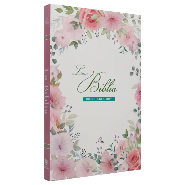 Biblia Misionera Dios Habla Hoy Mediana Letra Mediana Rústica Flores Rosas [DHH.60ue]