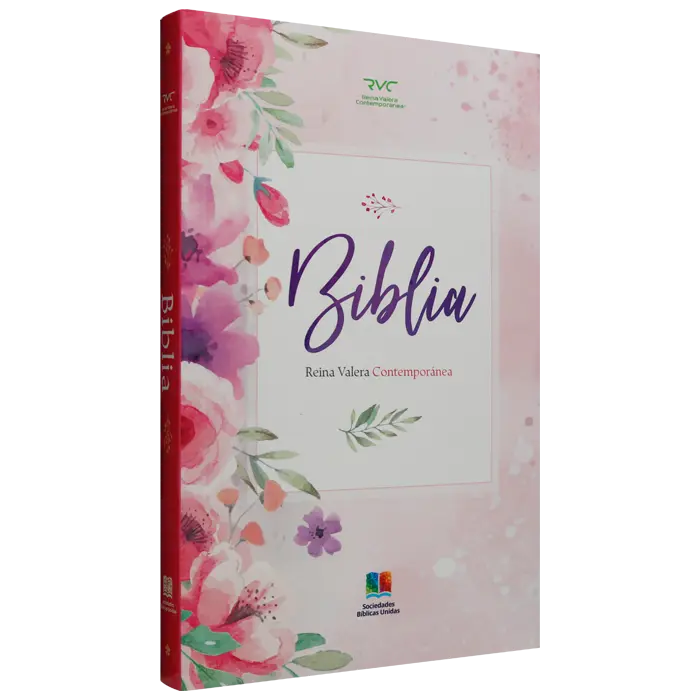Biblia Misionera Reina Valera Contemporánea Mediana Letra Mediana Rústica Flores [RVC.60ue]