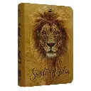 Biblia Reina Valera 1960 Mini Bolsillo Letra Chica Tapa Semiflexible León Amarillo Tapa 4 [RVR.11ePJR-GPR:4]
