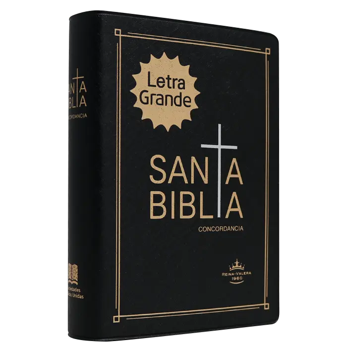 Biblia Reina Valera 1960 Chica Letra Mediana Vinil Negro [RVR042cLG]