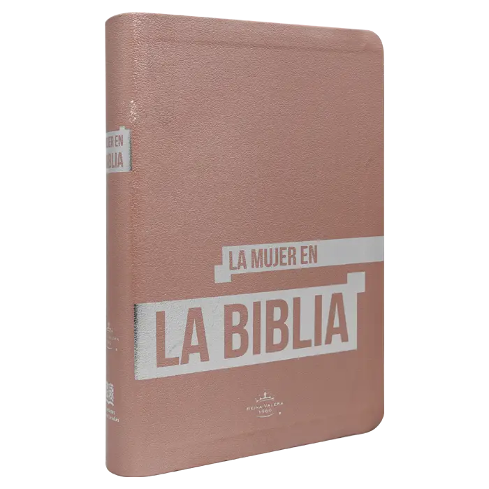 Biblia La Mujer en la Biblia Reina Valera 1960 Mediana Letra Grande BM Imitación Piel Rosa Oro [RVR066c]