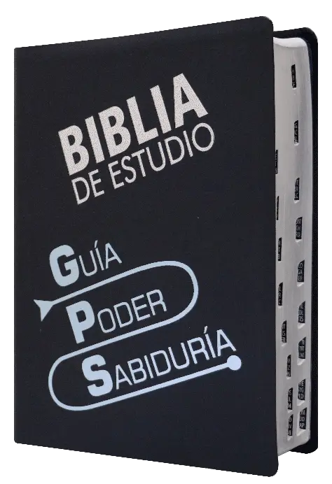 Biblia de Estudio GPS Traducción Lenguaje Actual Grande Letra Mediana Imitación Piel Azul Marino [TLA087EETI]