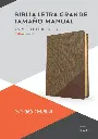 RVR 1960 Biblia letra grande tamaño manual, café duotono símil piel (Edición 2023): Con referencias. Nueva tipografía