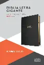 RVR 1960 Biblia letra gigante, negro piel fabricada con índice (Edición 2023)