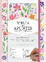 RVR 1960 Biblia de apuntes tamaño personal, floreada tela impresa