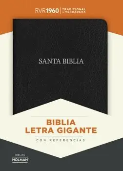Rvr 1960 Biblia Letra Gigante, Negro Imitación Piel