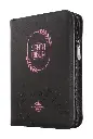 Biblia Reina Valera 1960 Chica Letra Chica Imitación Piel Negro Letras Rosas QR [RVR045cZTILMPJR]
