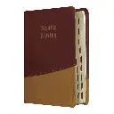 Biblia Reina Valera 1960 Chica Letra Mediana Imitación Piel Mostaza Naranja [RVR045cTI]