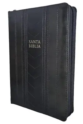 Biblia RVR60 Tamaño Manual Letra Gigante con Índice y Cierre Imitación Piel - Negro