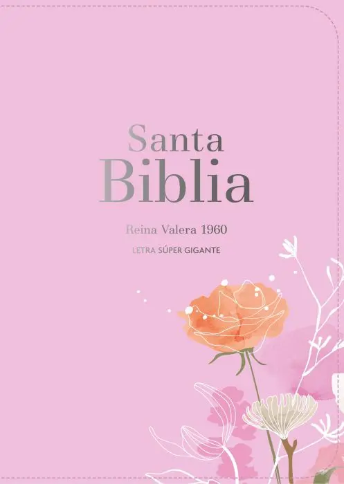 Biblia RVR 1960 - Letra Súper Gigante - Rosa