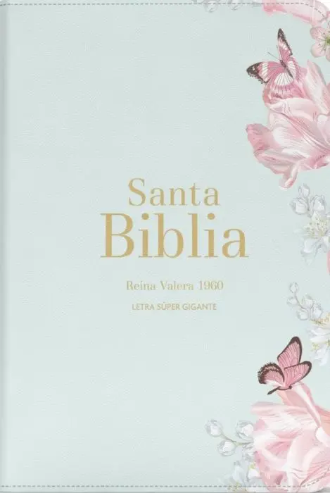 Biblia RVR 1960 - Letra Súper Gigante - Salvia claro