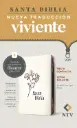 Biblia compacta NTV, letra gigante de zíper con Filament Beige