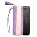 Biblia RVR60 015cz Horizonte lila/negro Tamaño Chequera