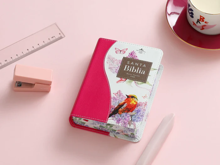 Biblia RVR60 025c CP PJR Renovación Turquesa Fucsia Tamaño Bolsillo
