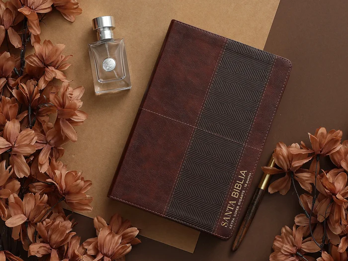 Biblia RVR60 088cti LSGi Café GEO tamaño Grande