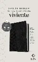 Biblia manual NTV, letra grande con Filament (SentiPiel, Negro, Letra Roja)