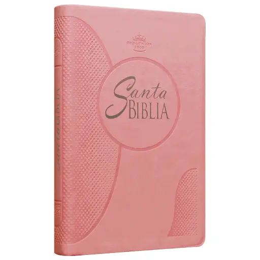 Biblia Reina Valera 1960 Mediana Letra Grande Imitación Piel Rosa [RVR065cLGPJR]