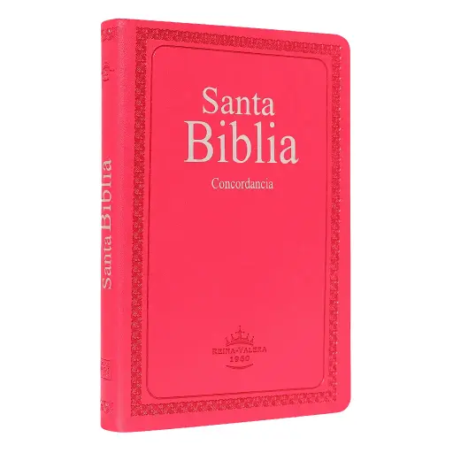Biblia Reina Valera 1960 Mediana Letra Mediana Imitación Piel Rosa [RVR066ec]