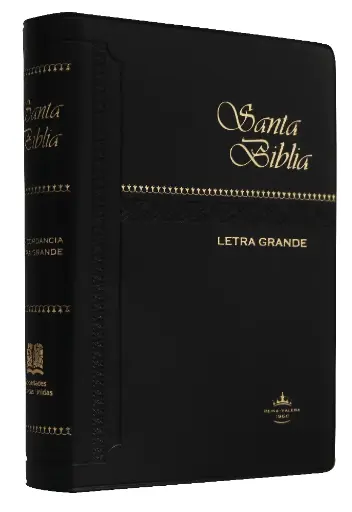 Biblia Reina Valera 1960 Chica Letra Grande Vinil Negro [RVR042cLG]