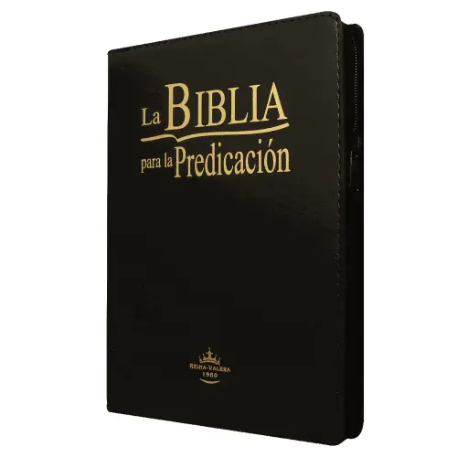 Biblia de Estudio Predicación Reina Valera 1960 Grande Letra Grande Imitación Piel Negro [RVR086LGEEZTI]