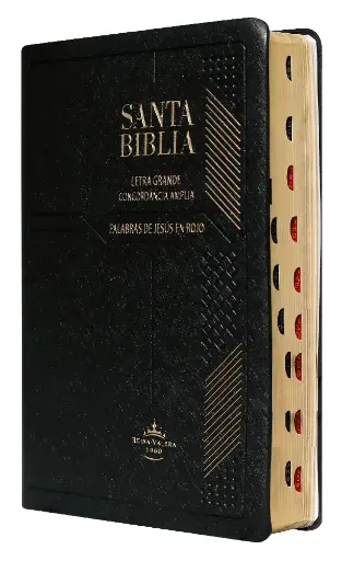 Biblia Reina Valera 1960 Mediana Letra Grande Vinil Negro [RVR052CLGPJRTI]