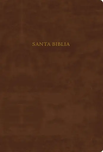 RVR 1960 Biblia de estudio Scofield, chocolate imitación piel