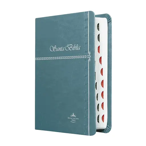 Biblia Reina Valera 1960 Chica Letra Mediana Imitación Piel Verde Tiara [RVR045cLGTI]