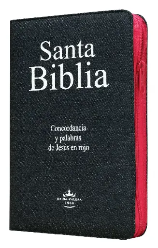 Biblia Reina Valera 1960 Mediana Letra Grande Mezclilla Rosa [RVR064CLGPJRZTIA]