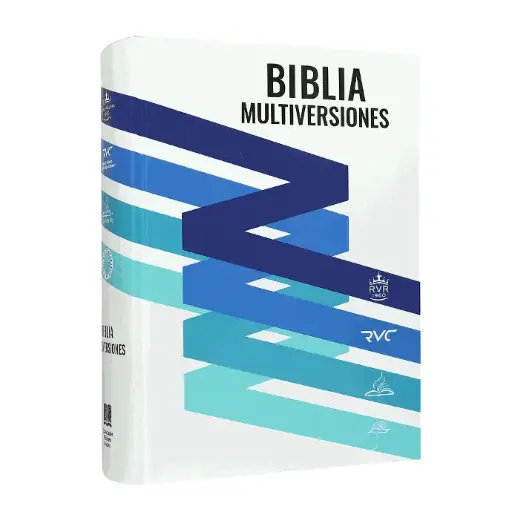 Biblia de Estudio Multiversiones Grande Letra Mediana Tapa Dura RVR60, RVC, DHH, TLA