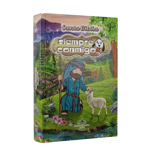Biblia Infantil Siempre Conmigo Reina Valera 1960 Chica Letra Mediana Tapa Dura [RVR043cLG]