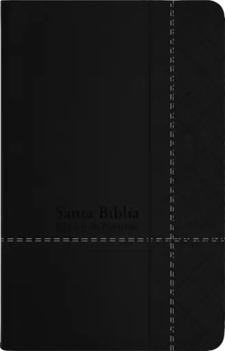 Biblia de Promesas RVR-1960, Letra grande, Tamaño Manual, Piel especial, Negra